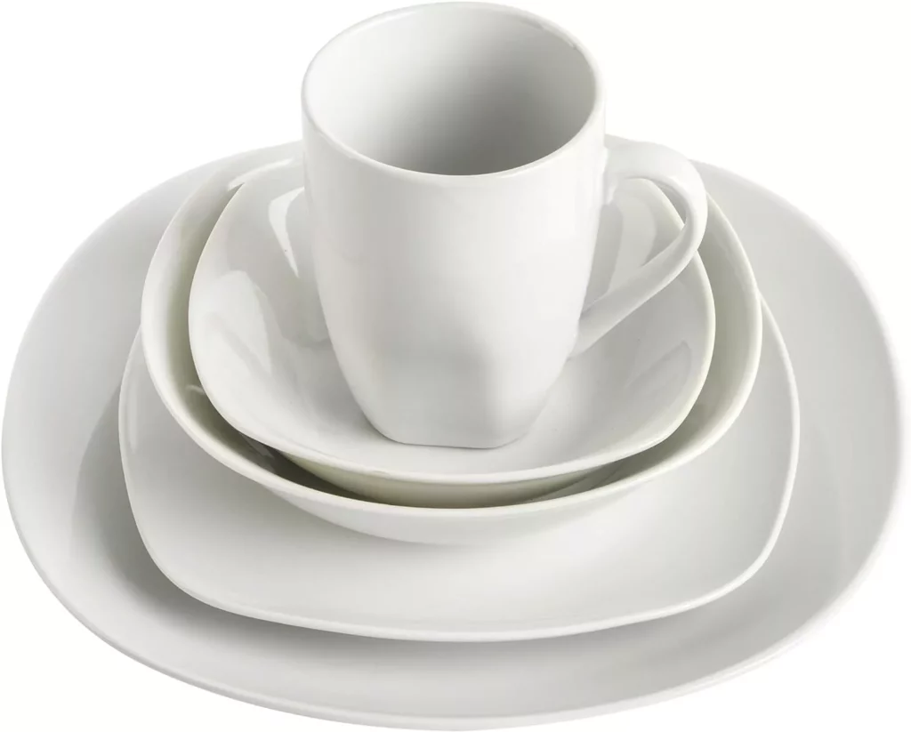 Gibson Home Porcelain Whiteware Dinnerware: A Delightful Addition to Your Table